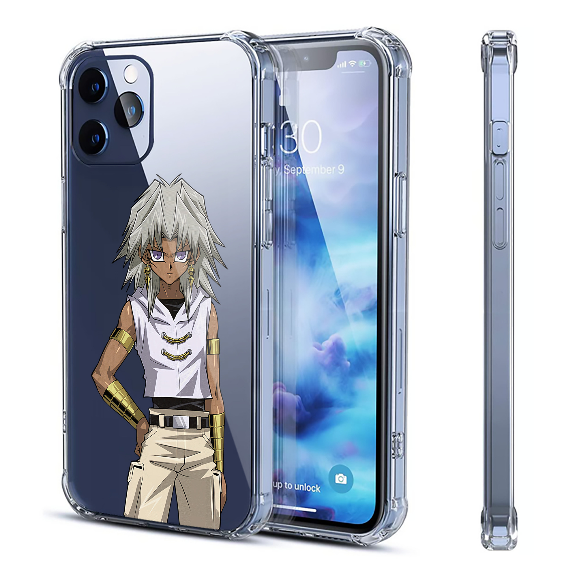 （画像用） 遊☆戯☆王 Yu-Gi-Oh! 【iPhone 12シリーズ対応】透明スマホケース（クリアソフトケース）